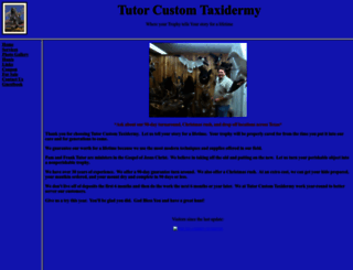 tutorcustomtaxidermy.com screenshot