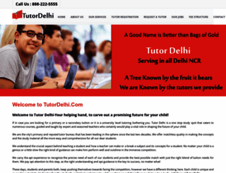 tutordelhi.com screenshot
