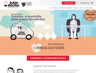 tutordoctor.com.mx screenshot