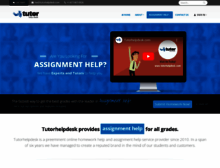 tutorhelpdesk.com screenshot