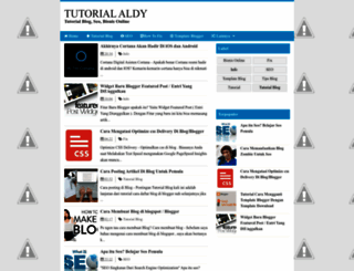 tutorial-aldy.blogspot.com screenshot