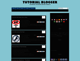 tutorialblogger.blogspot.com screenshot