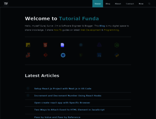 tutorialfunda.com screenshot