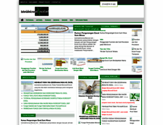 tutorialmicrosoftexcel.net screenshot