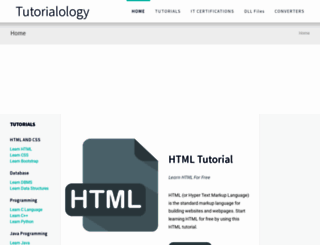 tutorialology.com screenshot