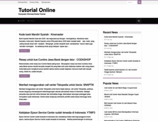 tutorialonline.info screenshot
