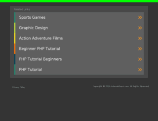 tutorialshock.com screenshot