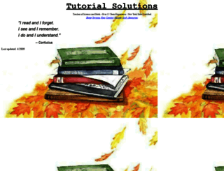 tutorialsolutions.com screenshot
