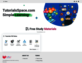 tutorialsspace.com screenshot