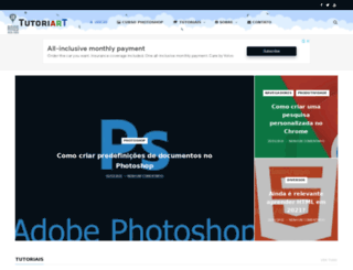 tutoriart.com.br screenshot