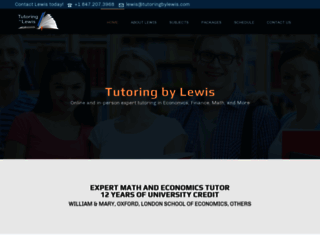 tutoringbylewis.com screenshot