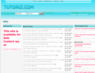 tutoriz.com screenshot