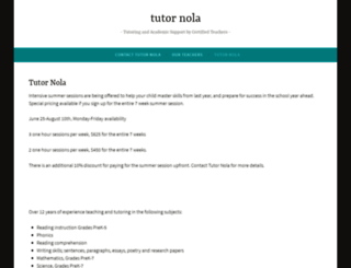 tutornola.com screenshot