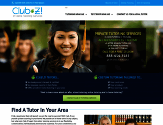 tutors.clubztutoring.com screenshot