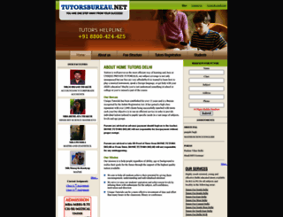 tutorsbureau.net screenshot