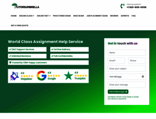 tutorsumbrella.com screenshot
