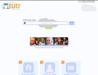 tutr.com.au screenshot