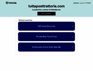 tuttaposttrattoria.com screenshot