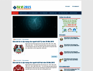 tuvi2015.luuloat.com screenshot