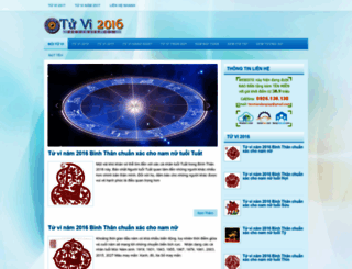 tuvi2016.xehoiviet.com screenshot
