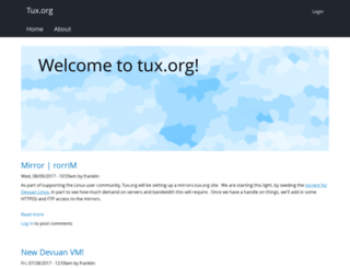 tux.org screenshot