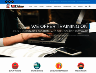 tuxgtraining.com screenshot
