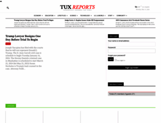 tuxreports.com screenshot