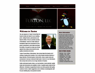 tuxtonformalwear.com screenshot