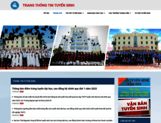 tuyensinh.tnu.edu.vn screenshot