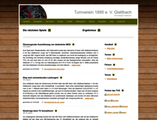 tv-glattbach.de screenshot
