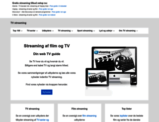 tv-streaming.dk screenshot