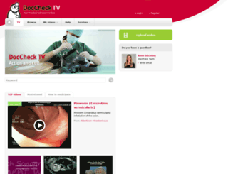 tv.doccheck.com screenshot
