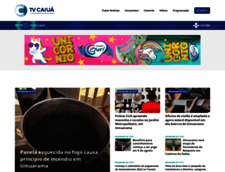 tvcaiua.com.br screenshot