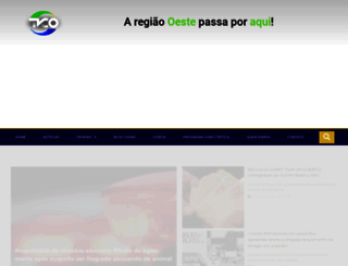 tvcentrooeste.com.br screenshot