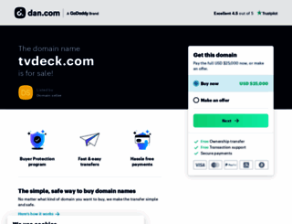 tvdeck.com screenshot