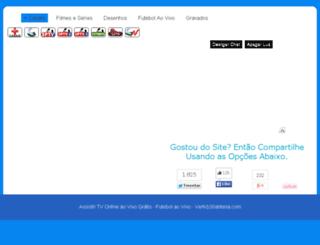 tvonline.vertv100antena.com screenshot