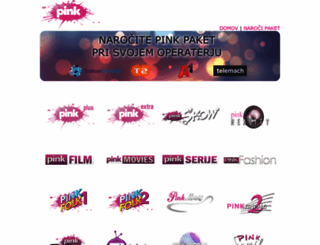 tvpink.si screenshot