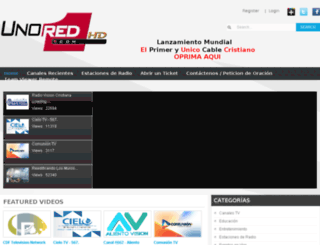 tvportal.unored.com screenshot