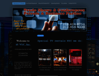 tvrentalsnyc.com screenshot
