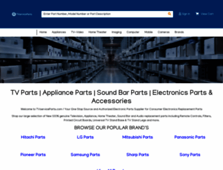 tvserviceparts.com screenshot