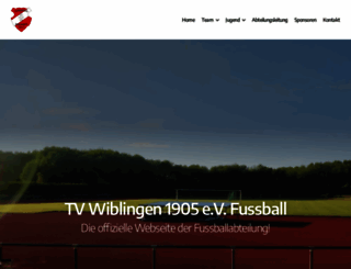 tvw-fussball.de screenshot