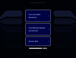 twebmaster.com screenshot