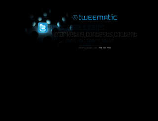 tweematic.com screenshot