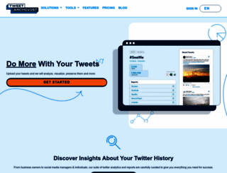 tweetarchivist.com screenshot
