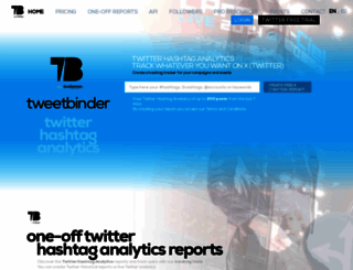 tweetbinder.com screenshot