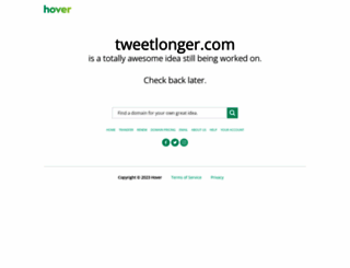 tweetlonger.com screenshot