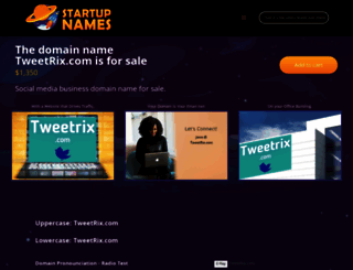 tweetrix.com screenshot