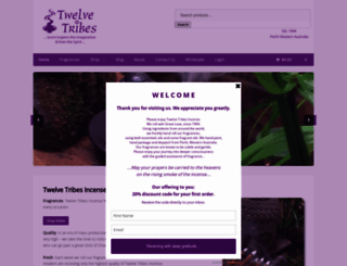 twelvetribesincense.com screenshot