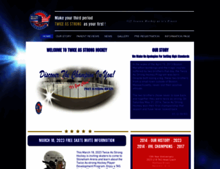 twiceasstronghockey.com screenshot