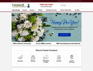 twigsflowerco.com screenshot